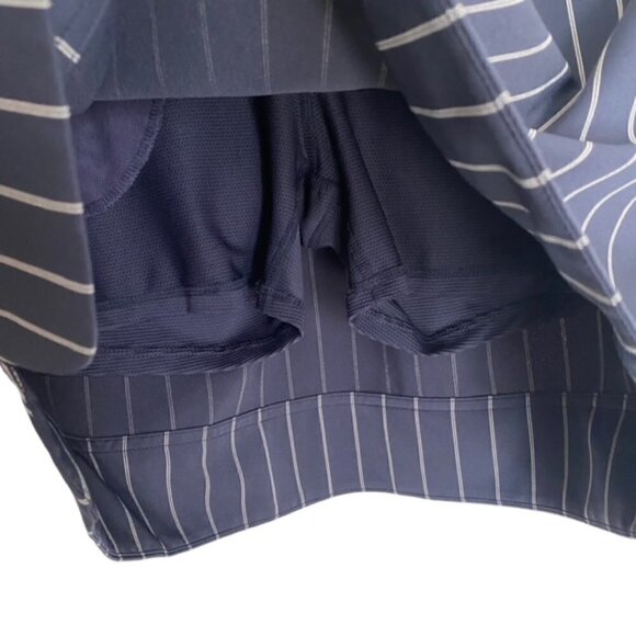 Athleta Blue & White Striped Athletic Skort 6 - Picture 4 of 4